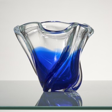 Kobaltowy wazon Murano