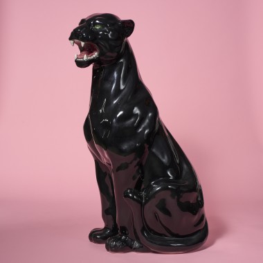 Ceramiczna, czarna pantera (XXL)