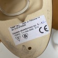 Para ceramicznych nakrapianych kinkietów prl