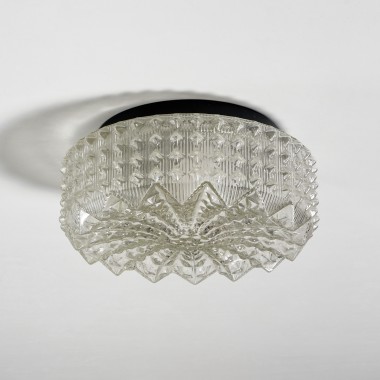 Okrągły, vintage plafon nr 2, lata 70./80.