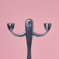 metalowy vintage świecznik ikea duch