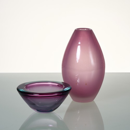 rozowy wazon artemide seguso szklo murano