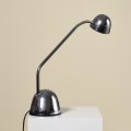 lampka biurkowa stal chrom vintage lata 90