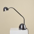 lampka biurkowa stal chrom vintage lata 90