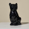 ceramiczna czarna pantera vintage